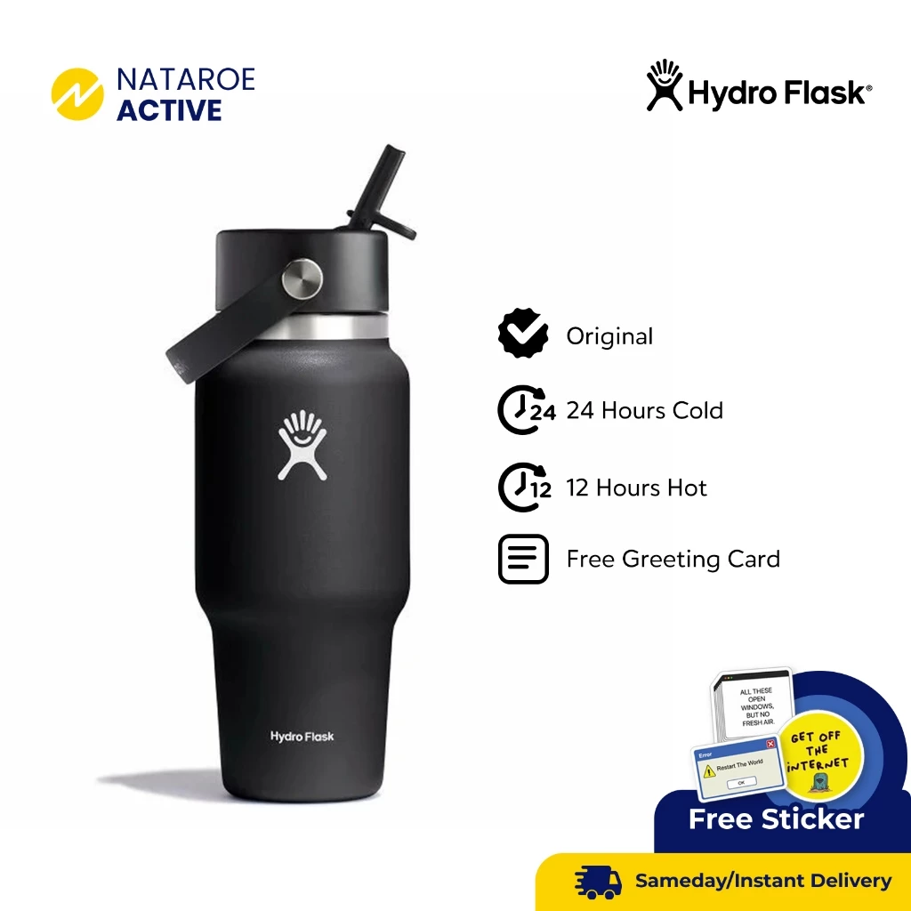 Hydro Flask 24oz Wide Flex Straw Travel Bottle